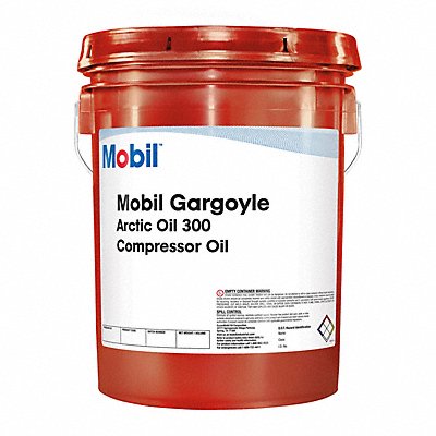 MOBIL 104837 Compressor Oil 5 gal Pail 20 SAE Grade