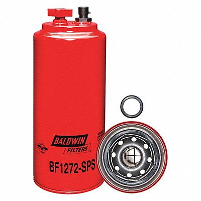 BALDWIN FILTERS BF1272SPS Fuel Filter 9-15/32x3-11/16x9-15/32 In