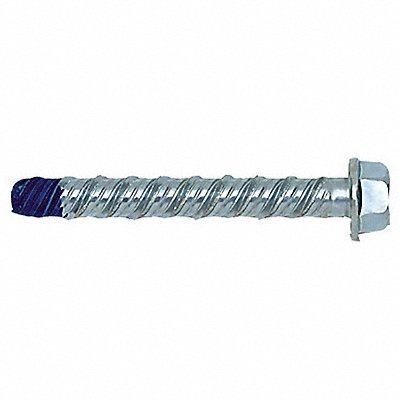 GRAINGER 8FGANCHBLT2 Asphalt Bolts Silver 4 In L PK4