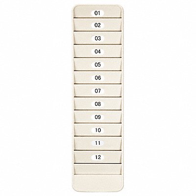 PYRAMID 50012 Pocket Badge Rack 12