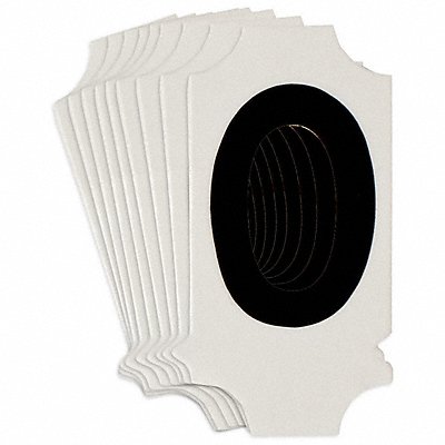 BRADY 5010P0 Numbers and Letters Labels PK 10