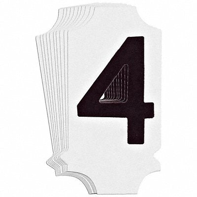 BRADY 5010P4 Numbers and Letters Labels PK 10