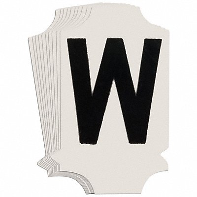 BRADY 5010PW Numbers and Letters Labels PK 10