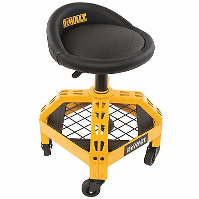 DEWALT DXSTAH025 ShopStool Rctgl Stl Frm Blk/Yllw 23.5 H