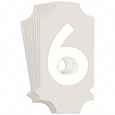 BRADY 5040P6 Numbers and Letters Labels PK 10