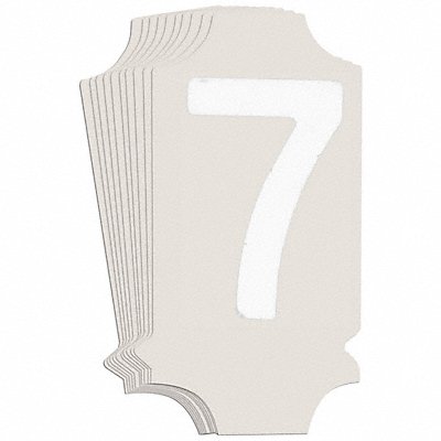 BRADY 5040P7 Numbers and Letters Labels PK 10