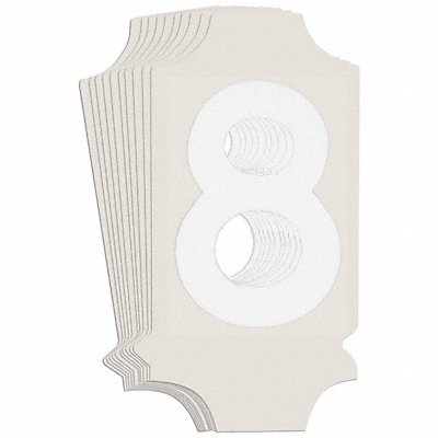 BRADY 5040P8 Numbers and Letters Labels PK 10