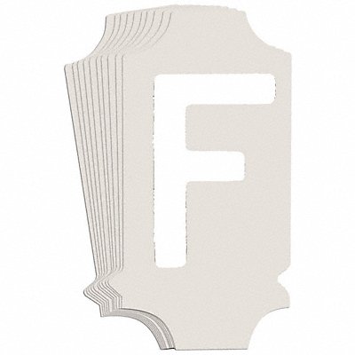 BRADY 5040PF Numbers and Letters Labels PK 10