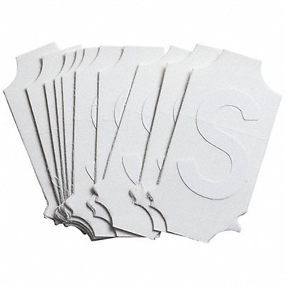 BRADY 5040PS Numbers and Letters Labels PK 10