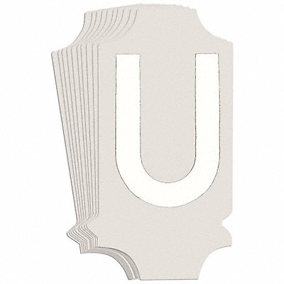 BRADY 5040PU Numbers and Letters Labels PK 10