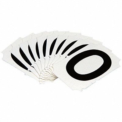BRADY 5050P0 Numbers and Letters Labels PK 10