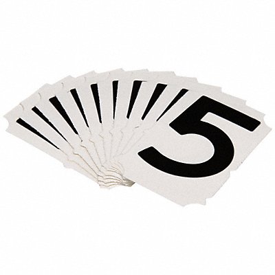 BRADY 5050P5 Numbers and Letters Labels PK 10