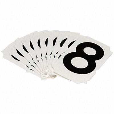 BRADY 5050P8 Numbers and Letters Labels PK 10