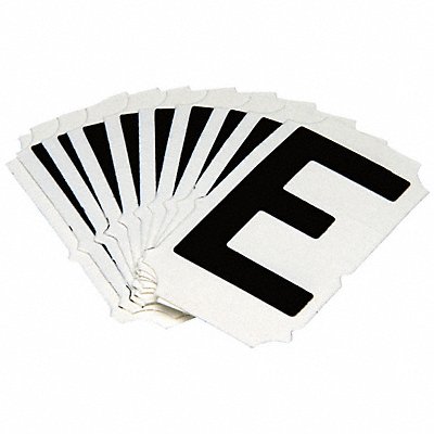 BRADY 5050PE Numbers and Letters Labels PK 10