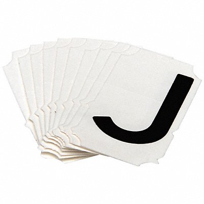 BRADY 5050PJ Numbers and Letters Labels PK 10