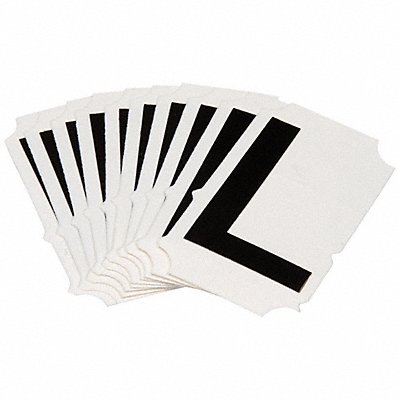 BRADY 5050PL Numbers and Letters Labels PK 10
