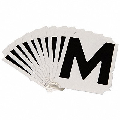 BRADY 5050PM Numbers and Letters Labels PK 10