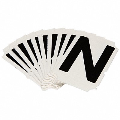 BRADY 5050PN Numbers and Letters Labels PK 10