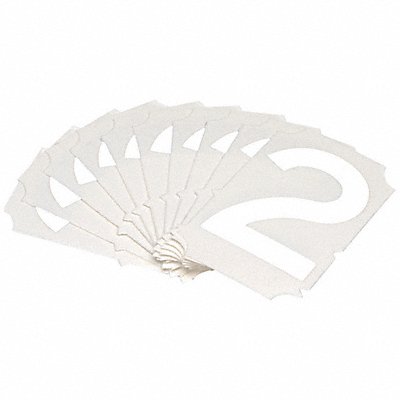 BRADY 5080P2 Numbers and Letters Labels PK 10
