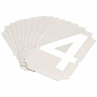BRADY 5080P4 Numbers and Letters Labels PK 10