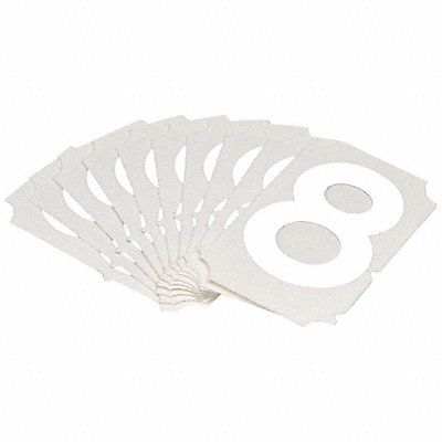 BRADY 5080P8 Numbers and Letters Labels PK 10