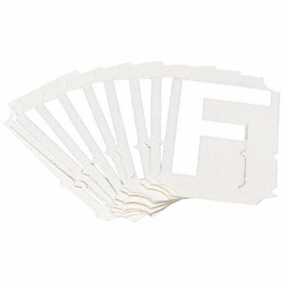 BRADY 5080PF Numbers and Letters Labels PK 10