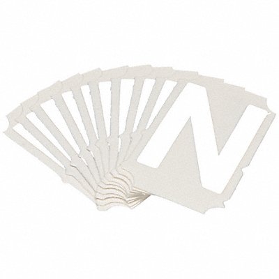 BRADY 5080PN Numbers and Letters Labels PK 10