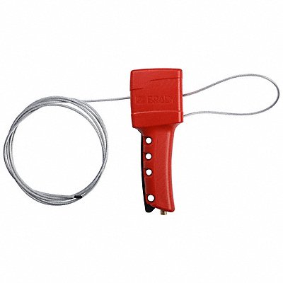 BRADY 50943 Grip-Cinching Cable Lockout 8 ft L