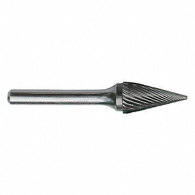 CLE-LINE C17696 Cone Burr Pointed End 1/4 Carbide