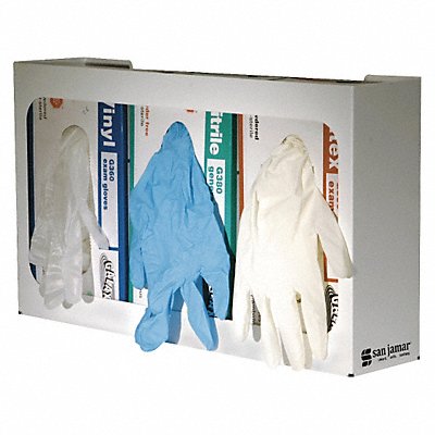 SAN JAMAR G0804 Disposable Glove Dispenser White