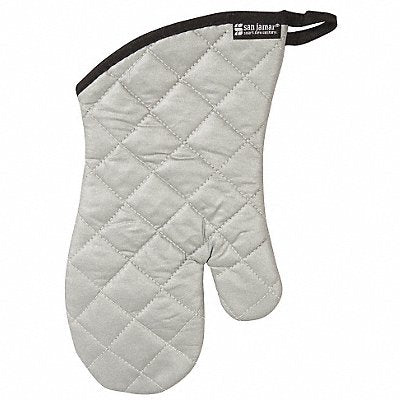 SAN JAMAR 801SG13 Oven Mitt Poly-Cotton White PR