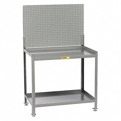 LITTLE GIANT SW2436LLPB Workstation 2-Shelf Pegboard 24 x 36