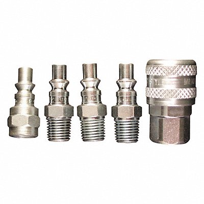 MILTON S213 A Style Coupler and Plug Kit 5 Pcs