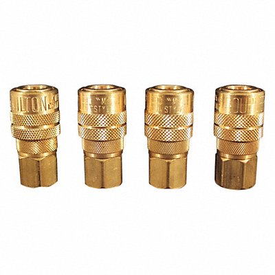 MILTON S7154 M Style Coupler 1/4 FNPT PK4