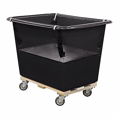 ROYAL BASKET TRUCKS R12KKXPSN Poly Spring Lift 12 Bu Black