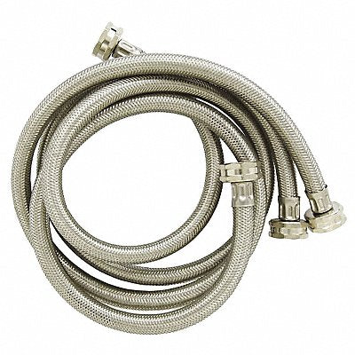 EZ-FLO EASTMAN 48370 Hose 4 ft Stainless Steel PK2