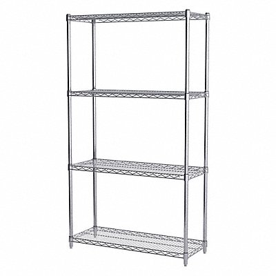 AKRO-MILS AWS631436SU Wire Shelving Unit 14 x36 x63 4-Shelf