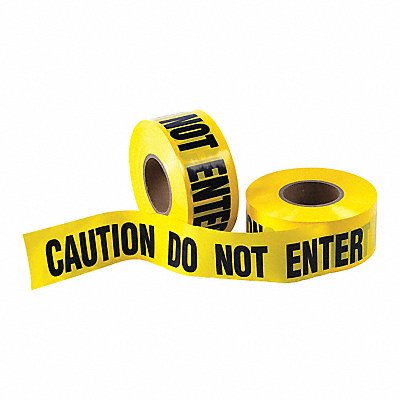 GRAINGER T968CDN Barricade Tape Do Not Enter 3x1000ft PK4
