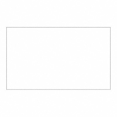 TAPE LOGIC DL1383W Block Out Label 3x5 White