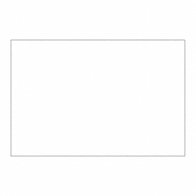 TAPE LOGIC DL1384W Block Out Label 4x6 White