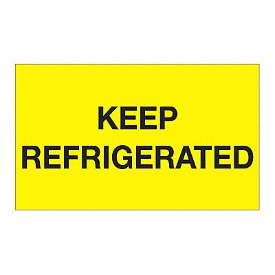 TAPE LOGIC DL1115 Climate Label Keep Refrigerated 3x5