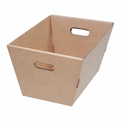 PARTNERS BRAND MT191310 Corrugated Totes 19-1/2x13x10 PK25