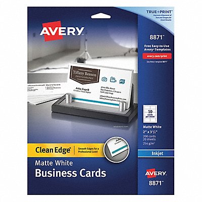 AVERY 8871 Printable Business Cards 2-Sided PK200