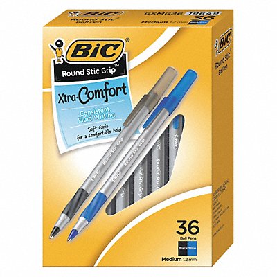 BIC GSMG361AST Assorted Ball Point Pen 1.2mm PK36