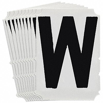 BRADY 5100PW Numbers and Letters Labels PK 10