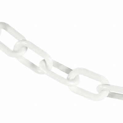 GRAINGER 5100150 Plastic Chain 2 50 ft L White