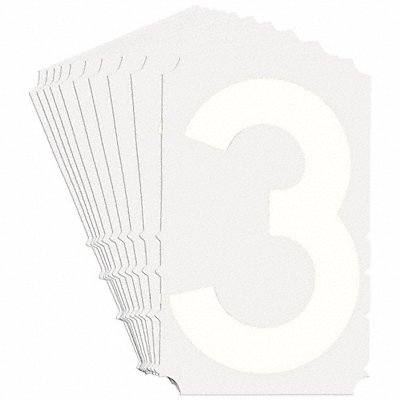 BRADY 5130P3 Numbers and Letters Labels PK 10
