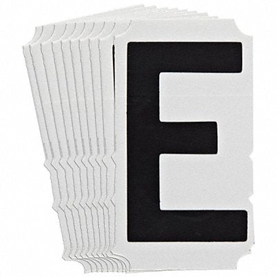 BRADY 5140PE Numbers and Letters Labels PK 10