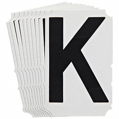 BRADY 5140PK Numbers and Letters Labels PK 10