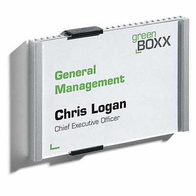 DURABLE 480123 Info Sign 6-1/8 W x4-3/8 H